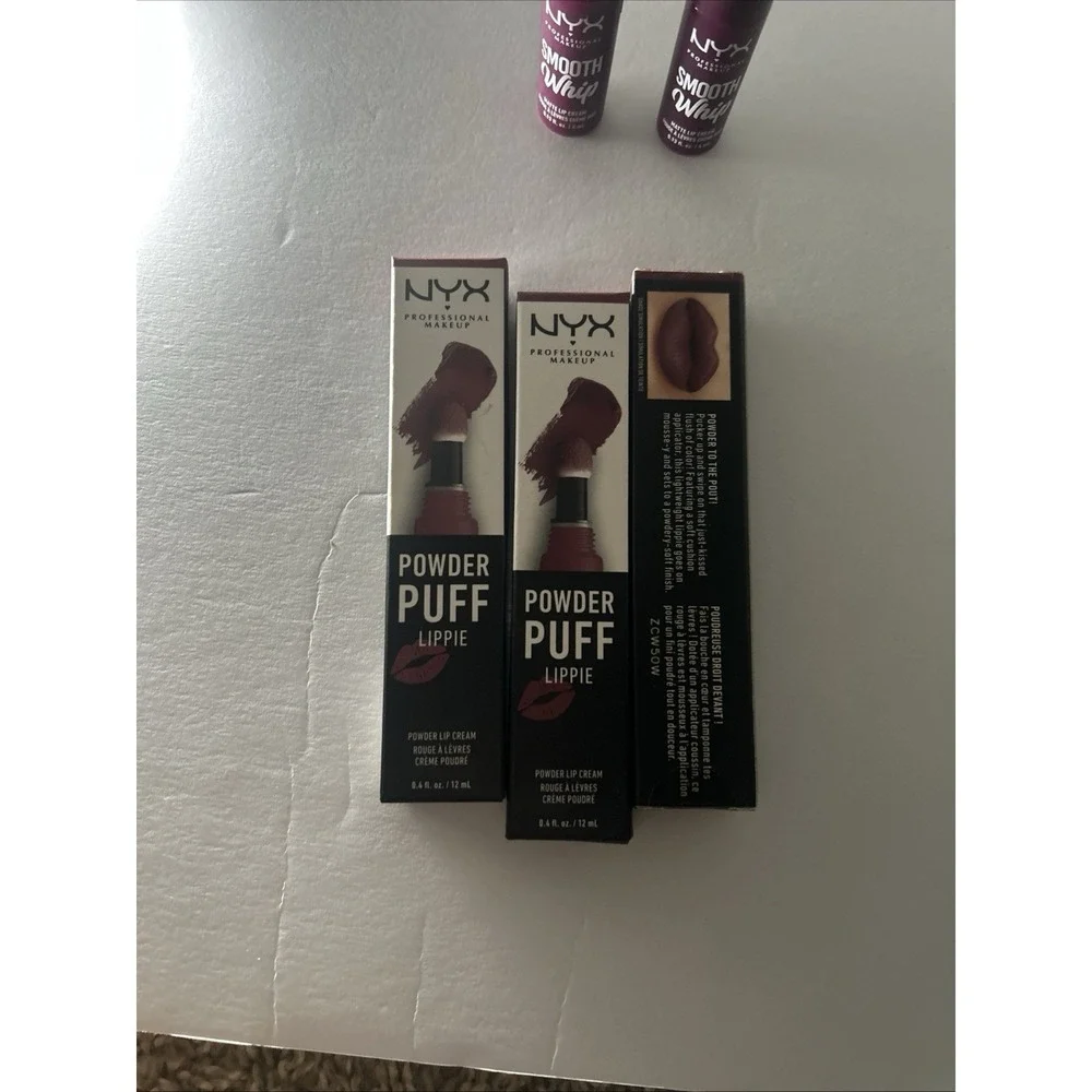 NYX Professional Makeup Powder Puff Lippie Lot Of‎ 6